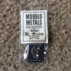 Morbid Metals Jewelry - Nose Rings Gold and Silver Morbid Metals Jewelry - Nose Rings Gold and Silver